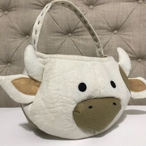 Pottery Barn Kids Halloween Cow Treat Bag